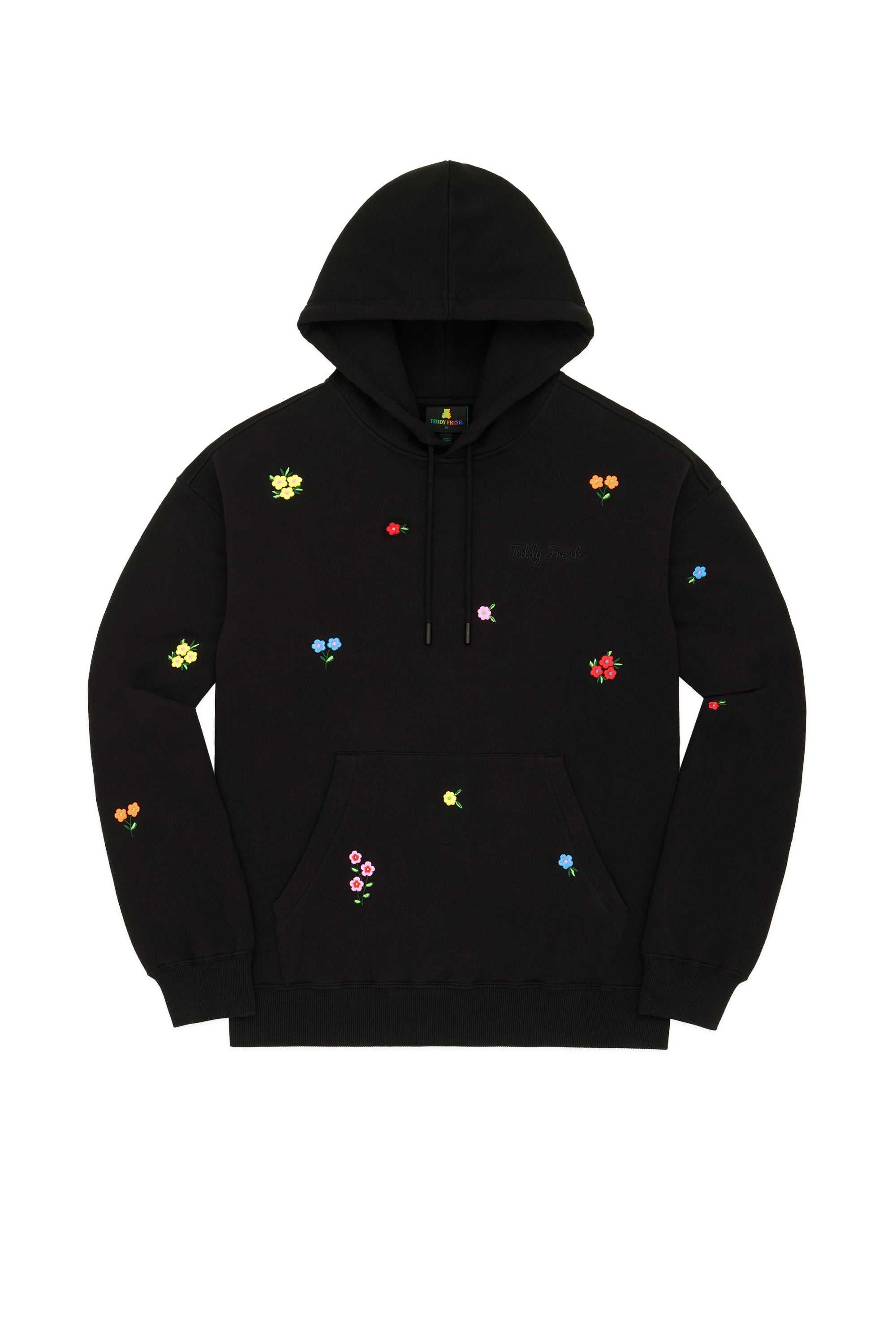 White Teddy Fresh Floral Hoodie | LABITW271