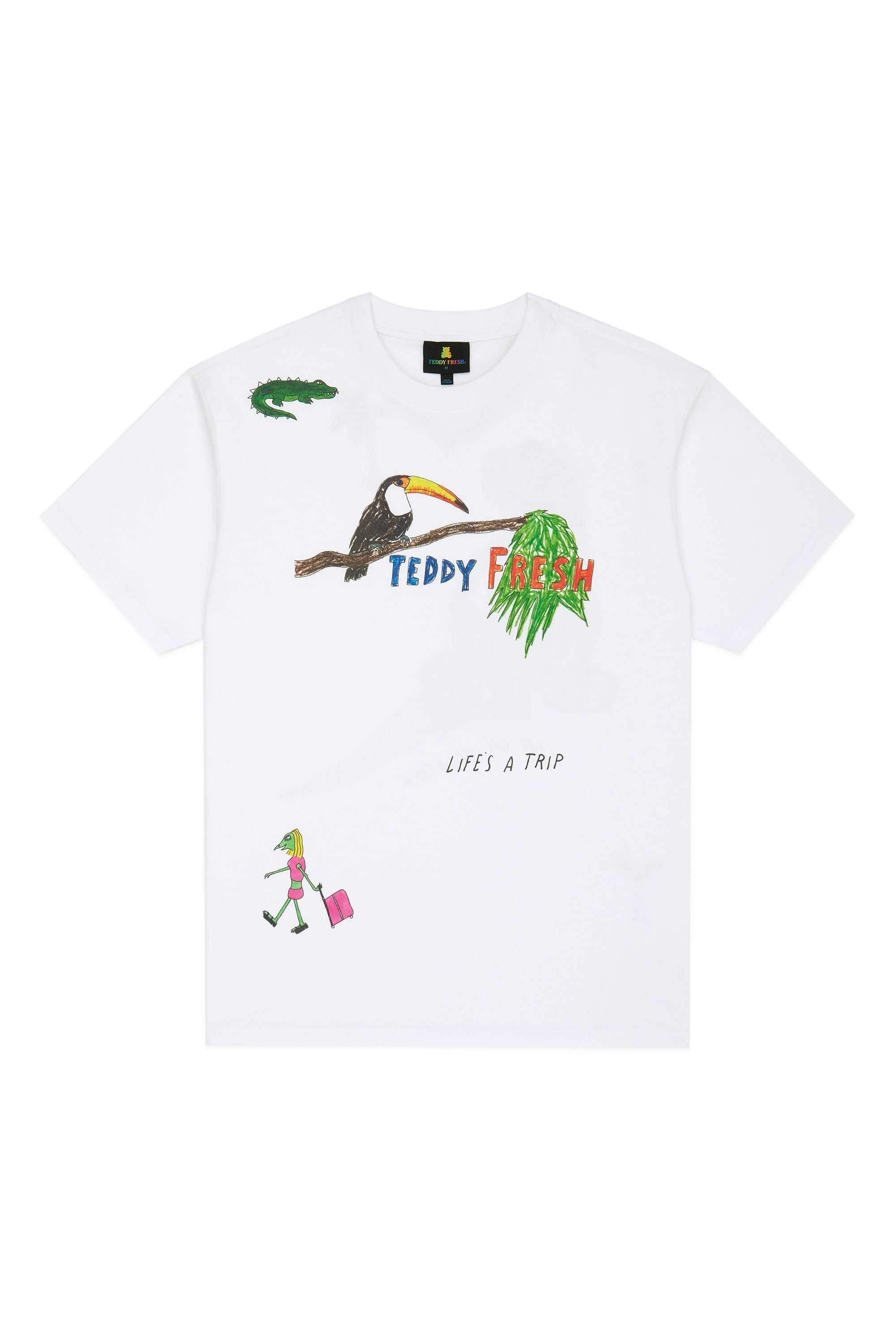 White Teddy Fresh Iguana Tee | EJFTLC412